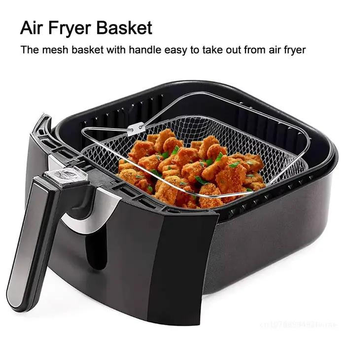 Mir de friteuse à air en maille d'acier inoxydable