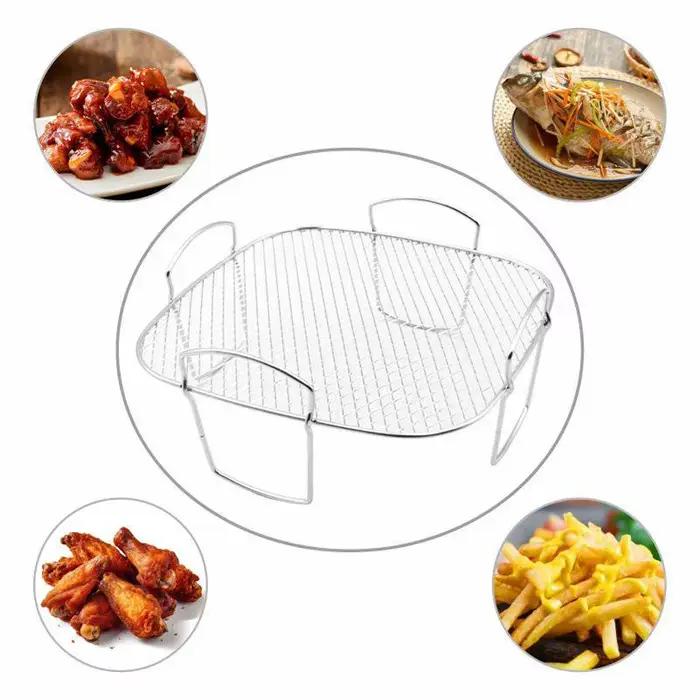 Support de rôtissage multifonctionnel Compatible Airfryer déshydrateur