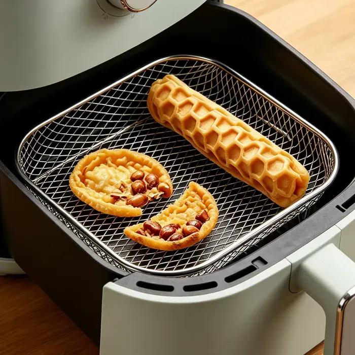 Grille de friteuse à air en acier inoxydable empilable
