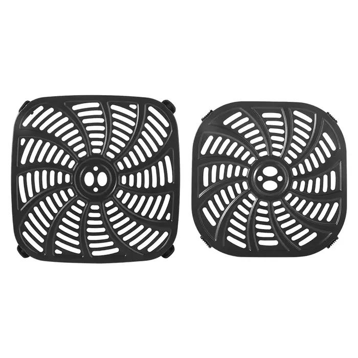 Friteuse à Air carrée, poêle ronde antiadhésive