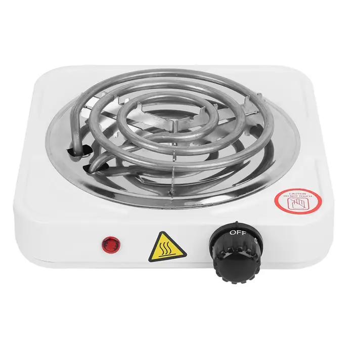 Cuisinière Électrique à Tube Unique Qiilu Acier Inoxydable Cuisine Rapide et Économique Usage Polyvalent Occasions Spéciales