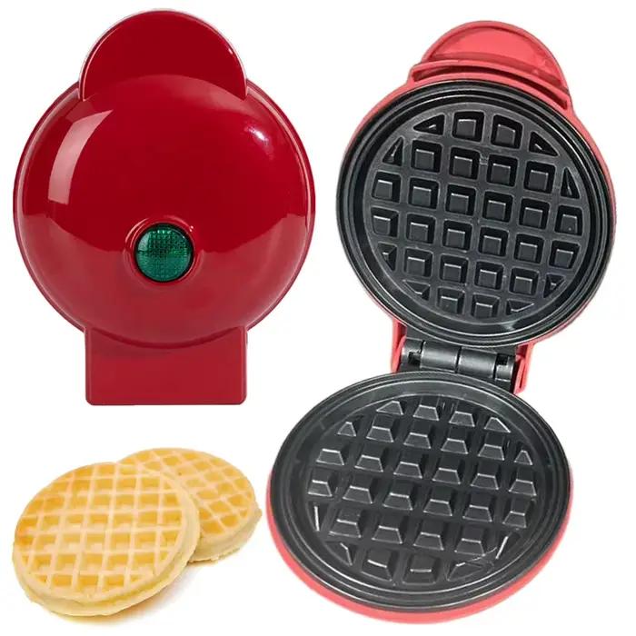 Mini Moule à Gaufres Électrique Antiadhésif Idéal Pour Le Petit Déjeuner Collations et Desserts Occasions Spéciales Cuisine Rapide Et Facile