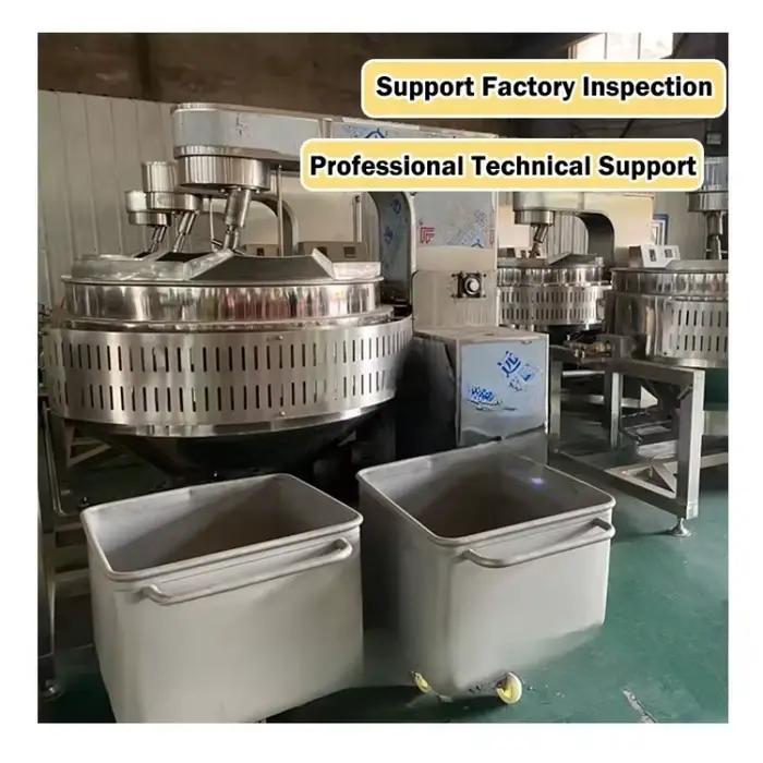 Machine de cuisson automatique à mélangeur en acier inoxydable 304 pour la fabrication de confitures et sauces professionnelles et amateurs