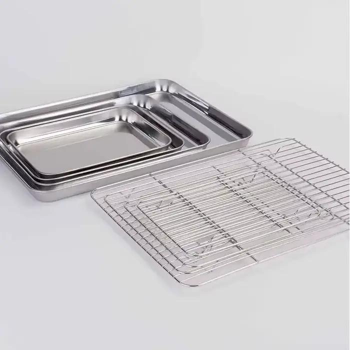 Plateau de cuisson avec support de refroidissement amovible