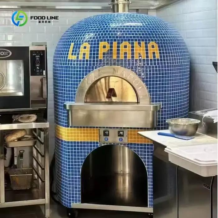 Four à pizza extérieur en briques de terre cuite modernes pour boulangeries et restaurants occasions spéciales