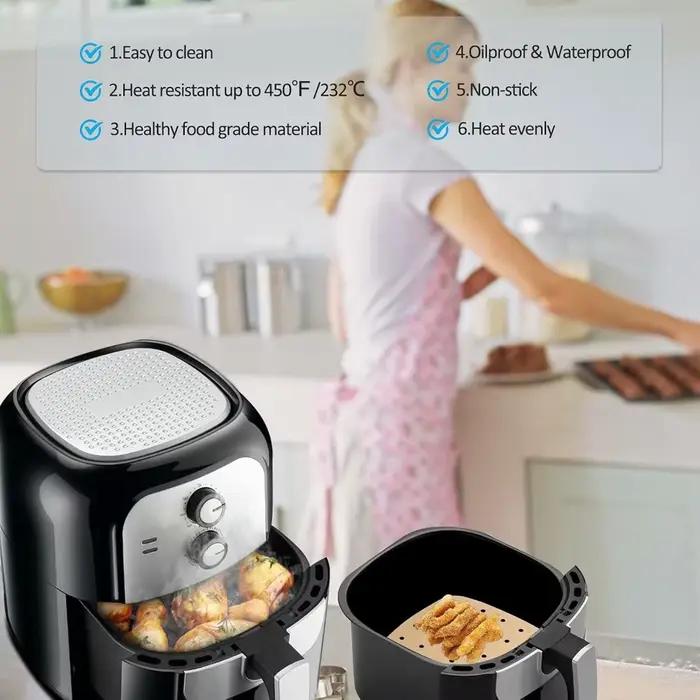 Doublures en papier jetables pour friteuse à Air