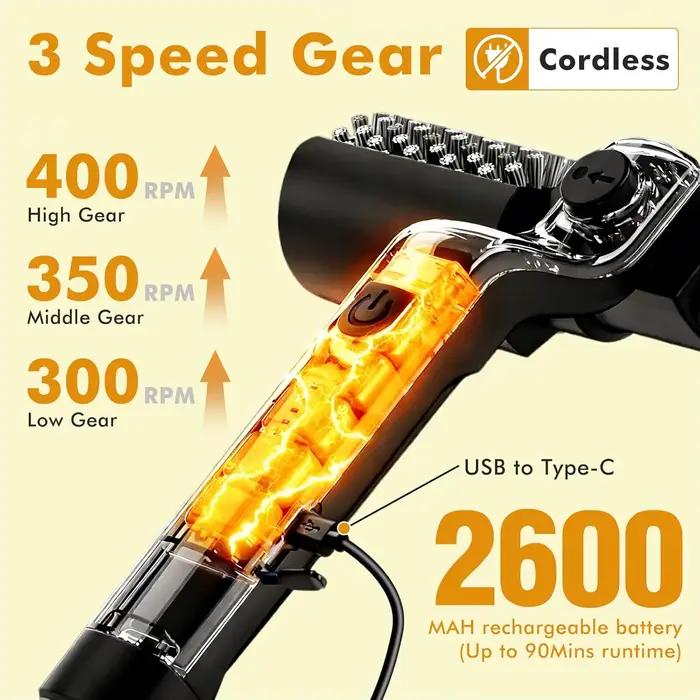 Brosse électrique pour barbecue 2600 mAh