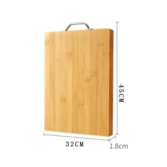 Planche à découper en bambou multifonctionnelle pour fruits, légumes, viandes et pain - Idéal pour cuisine et présentation, facile à suspendre et à nettoyer