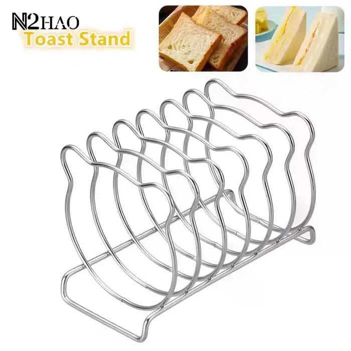 Support à pain grillé en acier inoxydable