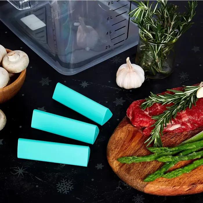 Sous Vide poids mijoteuse accessoires garder les sacs immergés en place éliminer les aliments flottants sûrs Silicone et acier inoxydable