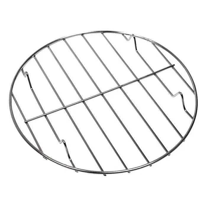 Grille de cuisson ronde en acier inoxydable