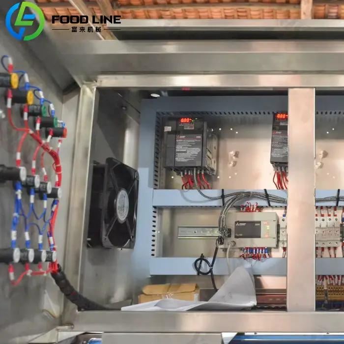 Ligne de production continue de four de cuisson de tunnel d'acier inoxydable pour des gâteaux de biscuits de pâtisserie avec des Zones de température indépendantes