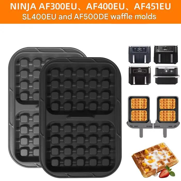 Lot de 2 moules de cuisson en silicone antiadhésifs pour friteuses à air