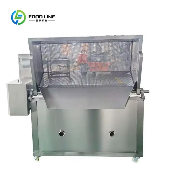 Friteuse Électrique Continue pour Falafels, Frites, Chips de Banane Plantain, Snacks Commerciaux - Machine à Friture Profonde Personnalisée Haute Productivité