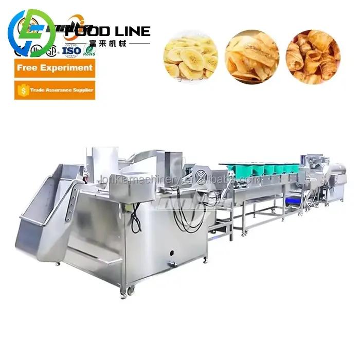 Machine à frire automatique pour collations industrielles