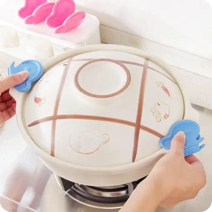 Gant de four en silicone papillon mignon