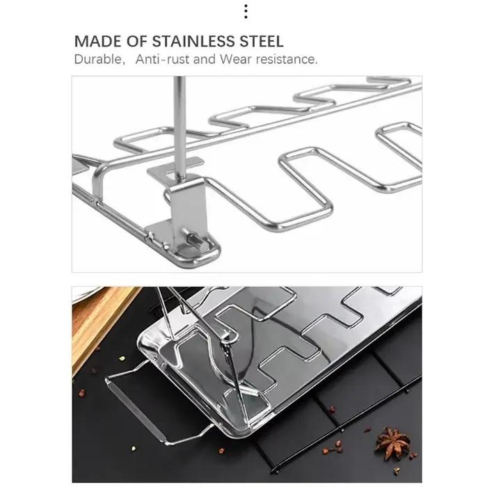 Rack jambe d'aile au poulet pour le fumeur Facile à utiliser 14 créneaux