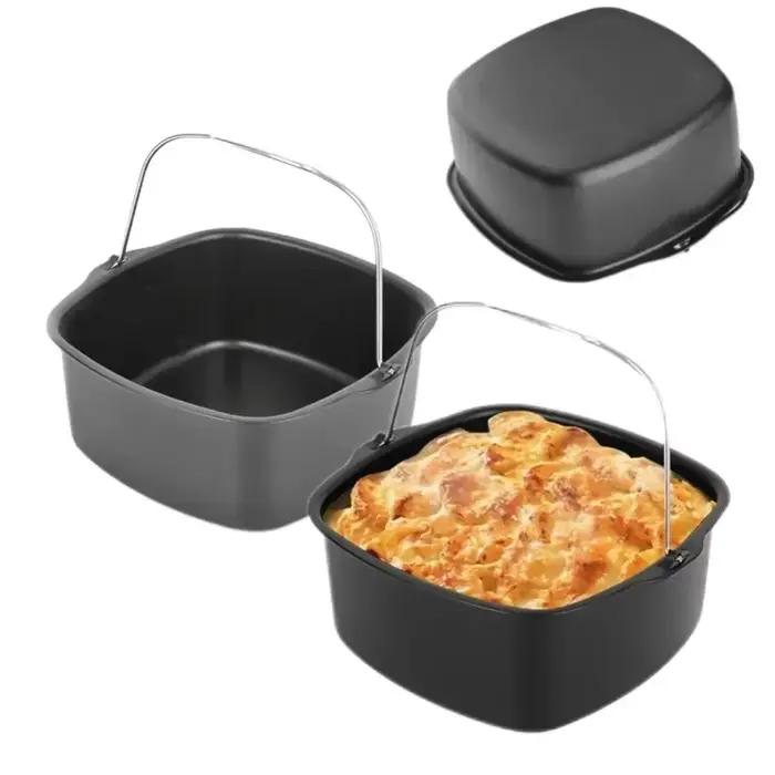 Plateau et panier de cuisson antiadhésifs pour friteuse à air