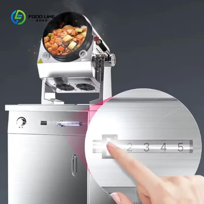 Robot cuisinier intelligent rotatif personnalisé pour restaurant