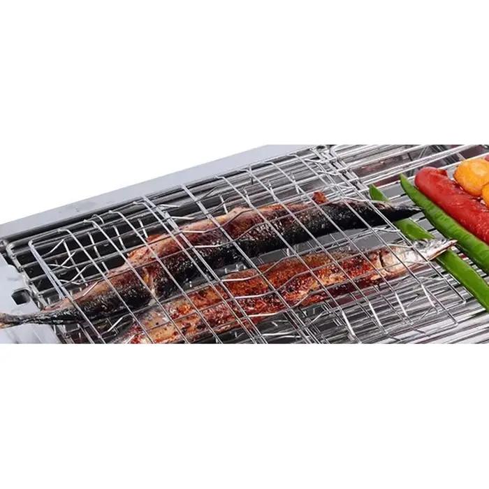Mir à griller portable en acier inoxydable pour BBQ