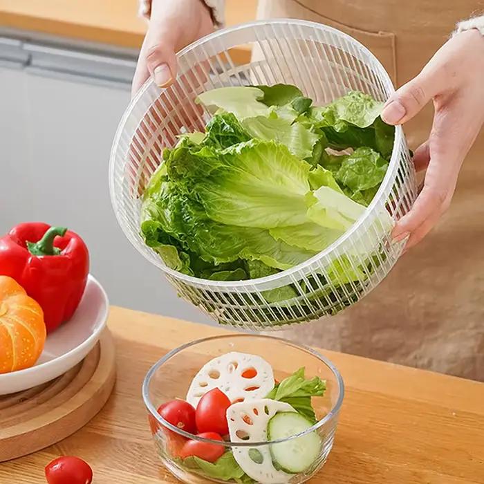 Séchoir à salade Spinner pour légumes – Centrifugeuse manuelle de laitue pour cuisine