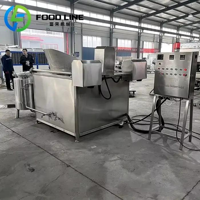 Machine à frire automatique pour collations industrielles