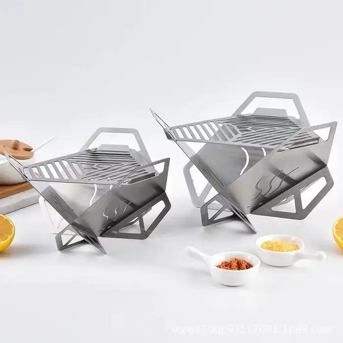 Grill Lotus triangulaire d'extérieur