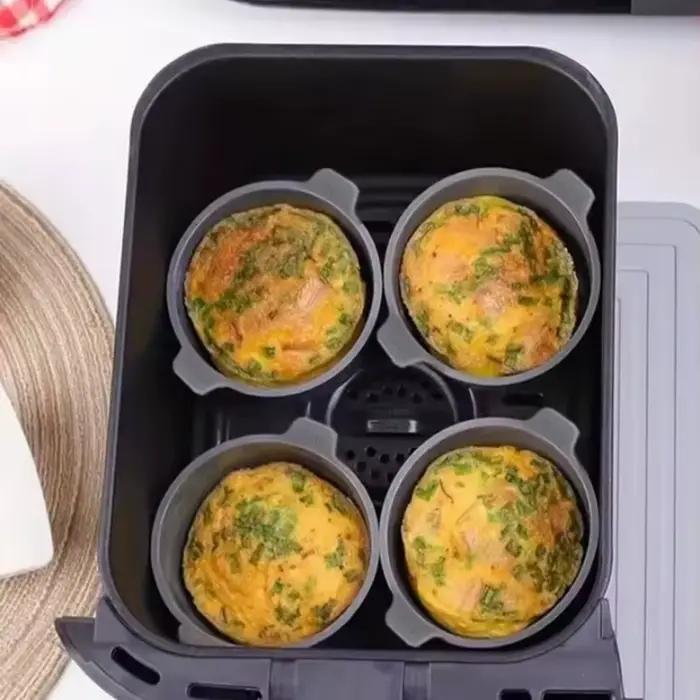 Ramekins pour friteuse à Air en Silicone