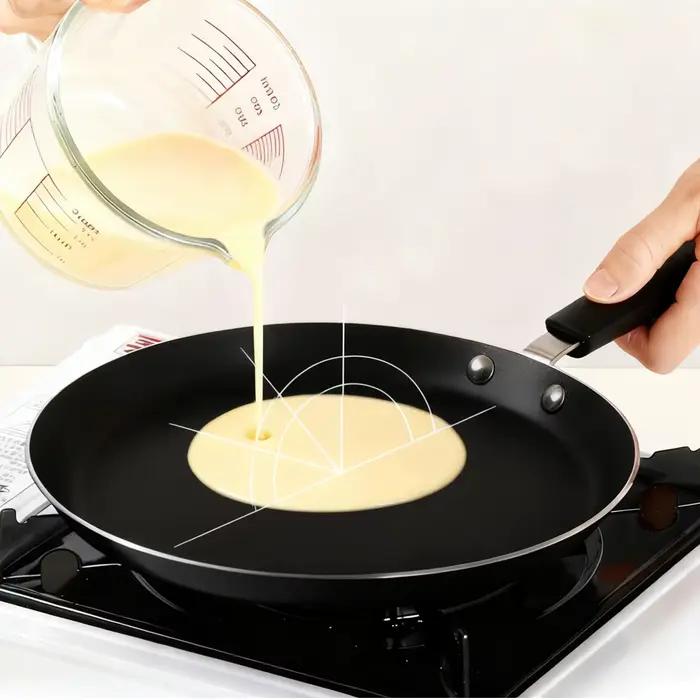 COOKER KING poêle à crêpes antiadhésive plaque de cuisson à gaz à Induction électrique Tawa crêpe casserole